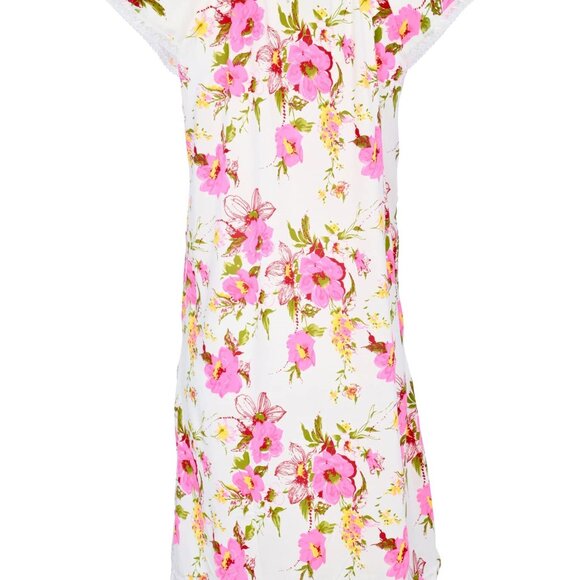 JEFFRICO Womens Nightgowns Sleepwear Soft Pajama Dress Nightshirts & Sleepshirts - Picture 6 of 6